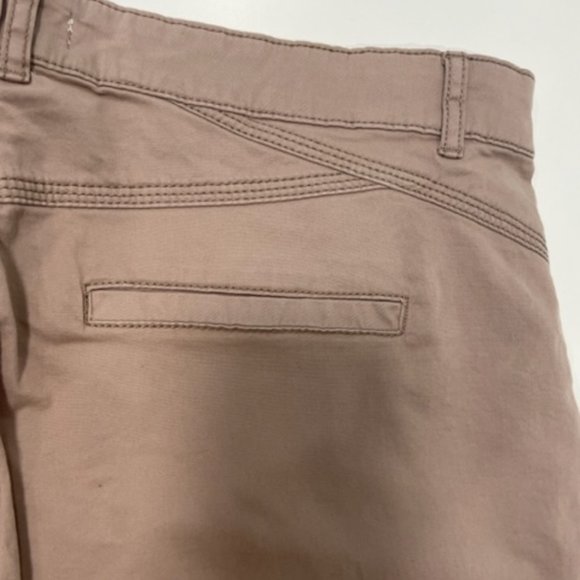 SMART SET Taupe-pinkish hue Cotton Pants Mid-Rise ~ Size 12 with tags - Picture 8 of 16